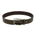 Men's Genuine Leather Belt – Classic Formal & Casual Adjustable Waist Belt with Durable Metal Buckle