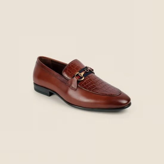 Men's Genuine Leather Formal Shoes – Classic Lace-Up Business Dress Shoes with Comfortable Cushioned Insole