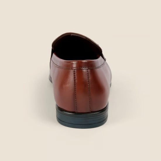 Men's Genuine Leather Formal Shoes – Classic Lace-Up Business Dress Shoes with Comfortable Cushioned Insole