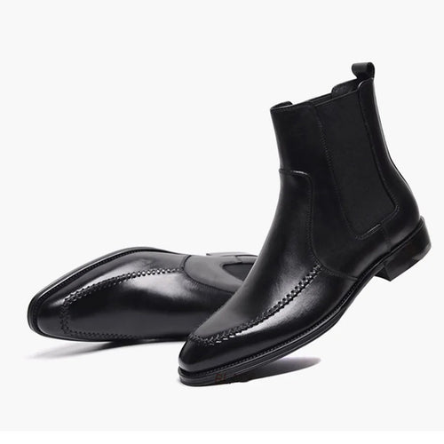 Attractive Pointed Toe Chelsea Boots