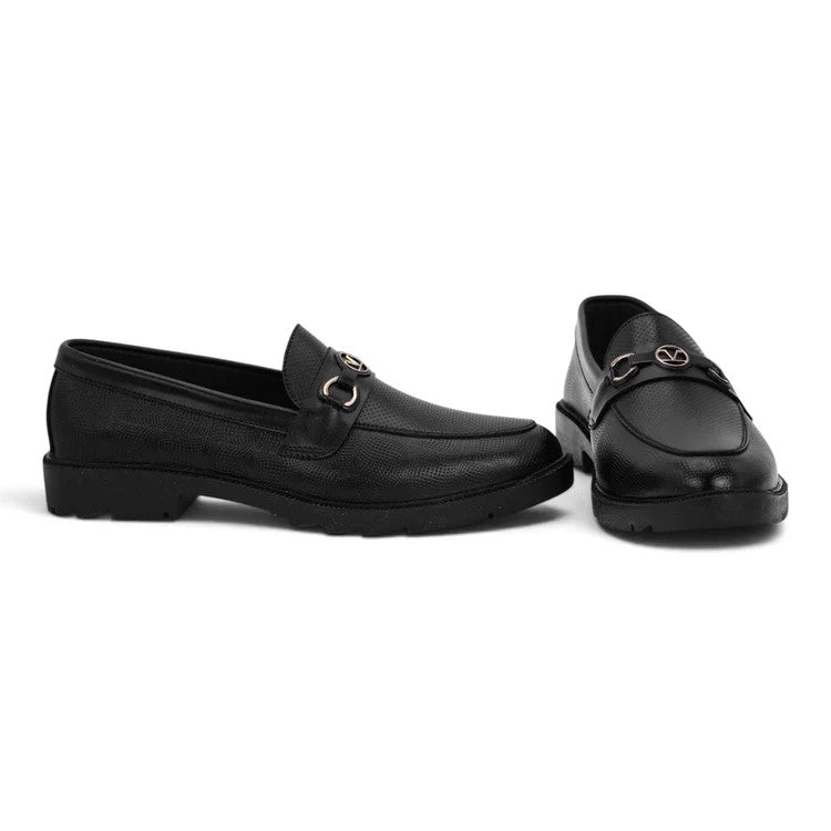 Sleek Leather Loafers Shoes
