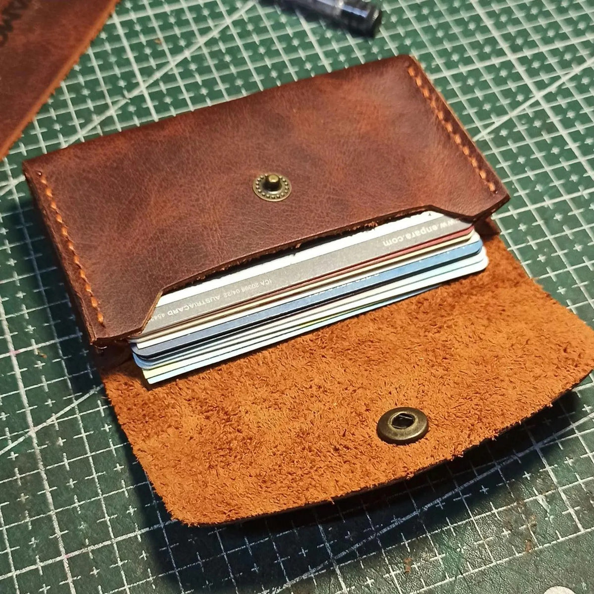 Leather Handmade Card Holder