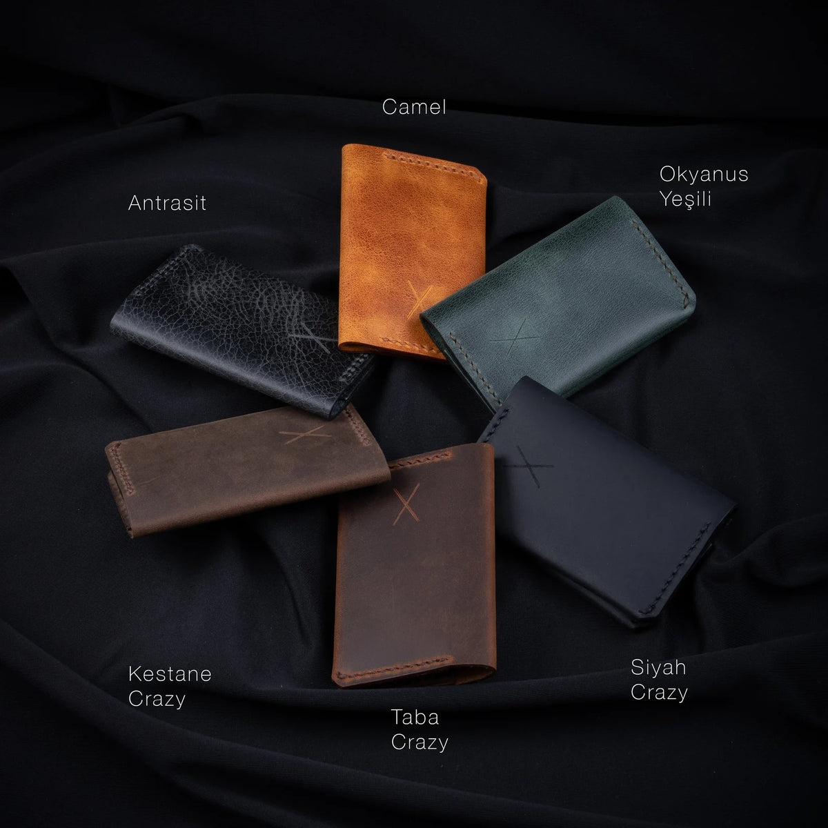 Genuine Leather Bifold Card Holder: Minimalist Slim Wallet
