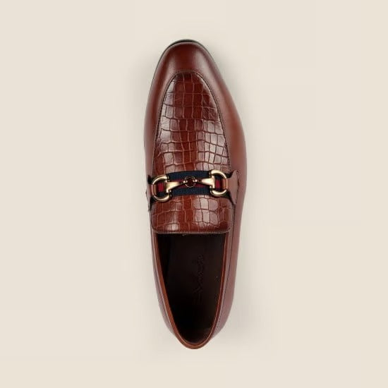 Men's Genuine Leather Formal Shoes – Classic Lace-Up Business Dress Shoes with Comfortable Cushioned Insole