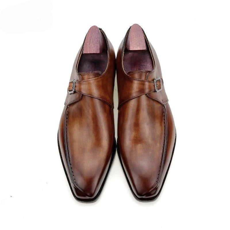Elegant Monk Straps Dress Shoes